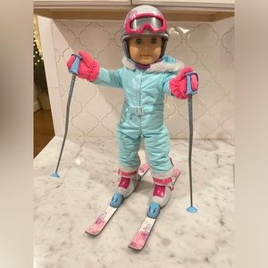 American Girl Ski set!!